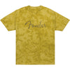 T-shirt Fender Spaghetti Logo Tie-Dye  Mustard, M 9122431406