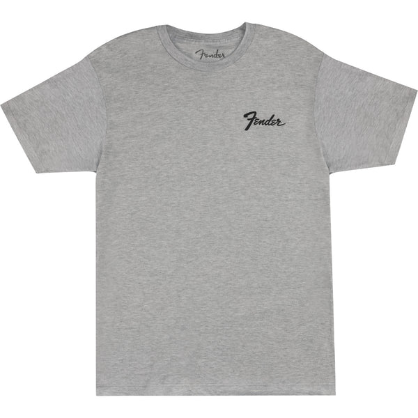 T-shirt fender transition logo tee, athletic gr, l 9192500506