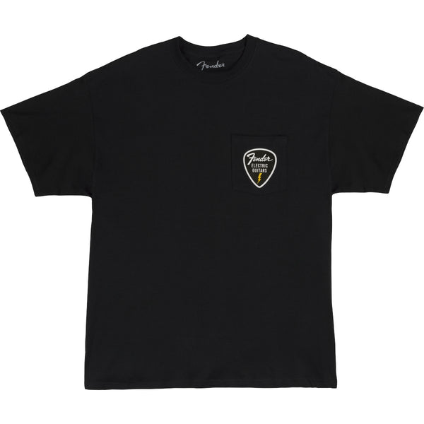T-shirt fender pick patch pocket tee, black, xxl 9192601806