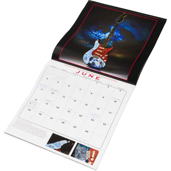 Calendario fender 2024 custom shop calendar 9190170000