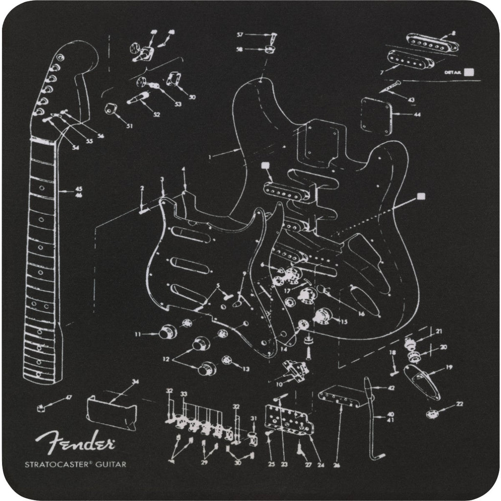 Fender Mousepad, Exploded Strat 9106108003