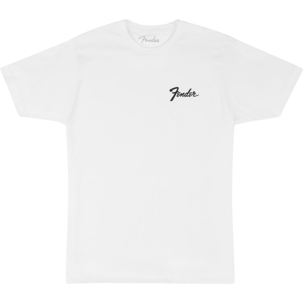 T-Shirt Fender Transition Logo White, L 9192501506