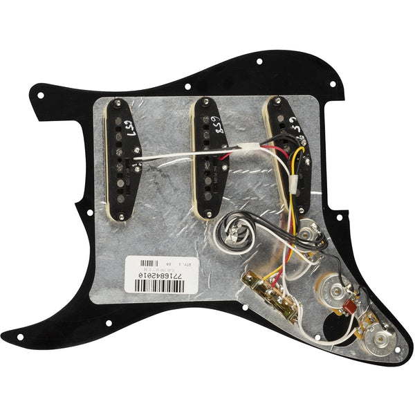 Mascherina Fender Pre-Wired Strat Tex-Mex SSS Black 0992343506