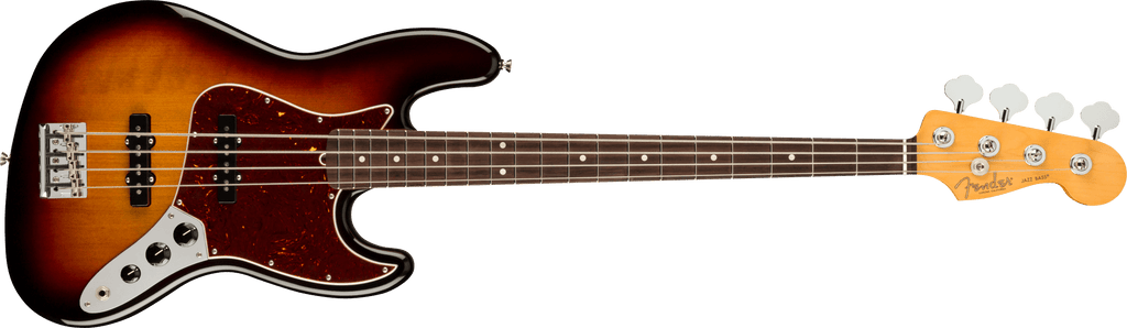 FENDER American Professional II Jazz Bass®, Rosewood Fingerboard, 3-Color Sunburst