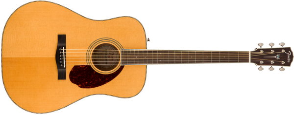 FENDER PM1E Standard Dreadnought Ovangkol Fingerboard Natural w/case