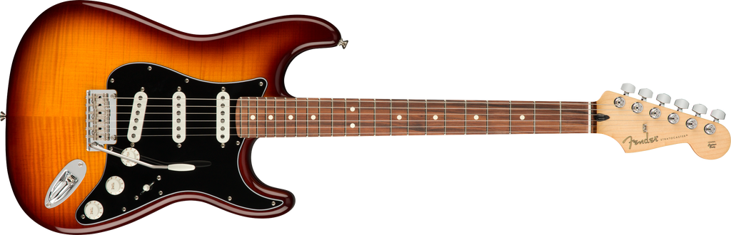 FENDER Player Stratocaster® Plus Top, Pau Ferro Fingerboard, Tobacco Sunburst