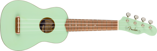 FENDER Venice Soprano Uke Walnut Fingerboard Surf Green
