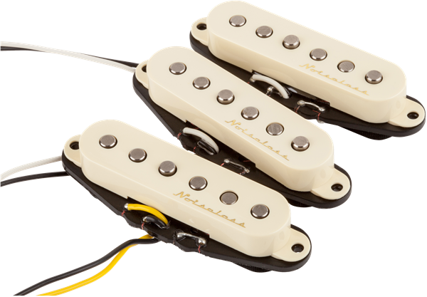 FENDER Fender® Vintage Noiseless™ Strat® Pickups, (3) Aged White