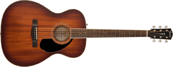 FENDER PO220E Orchestra All Mahogany Ovangkol Fingerboard Aged Cognac Burst
