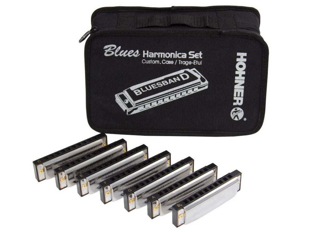 HOHNER Set 7 Armoniche Diatoniche Blues Band - La Pietra Music Planet