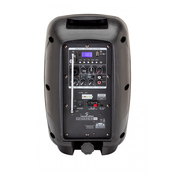 PA PORT. A BATTERIA SOUNDSATION GO-SOUND 8AIR MP3 BT MIC VHF APP CONTROL
