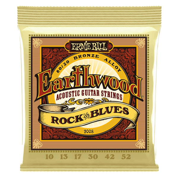 2008 Earthwood Rock & Blues con Sol Liscio 80/20 Bronze 11-52