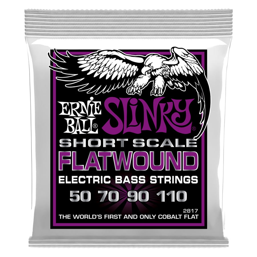 2817 Slinky Short Scale Flatwound El Bass 50-110