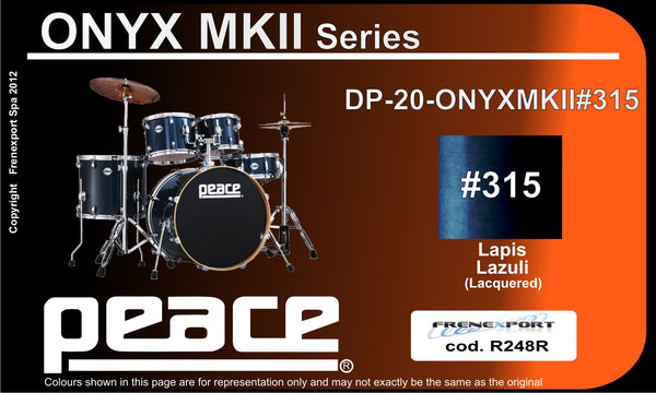 BATTERIA PEACE ONYX II DP-20ONYX-MKII-5 diesis315 Lapis Lazuli