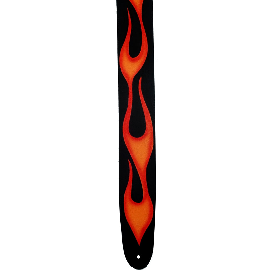 TRACOLLA D'ANDREA PELLE AIRBRUSHED FLAMES