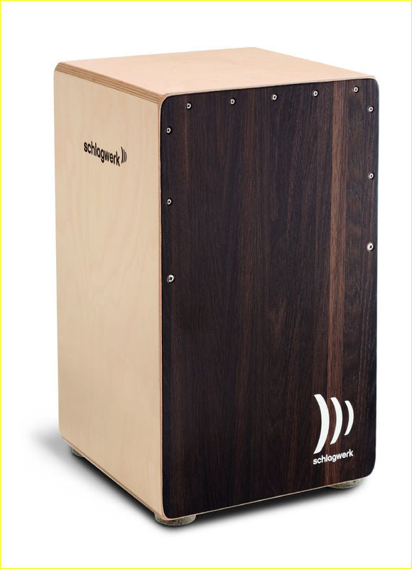 SCHLAGWERK CP 408 2 in One Snare Cajon Dark Oak - La Pietra Music Planet