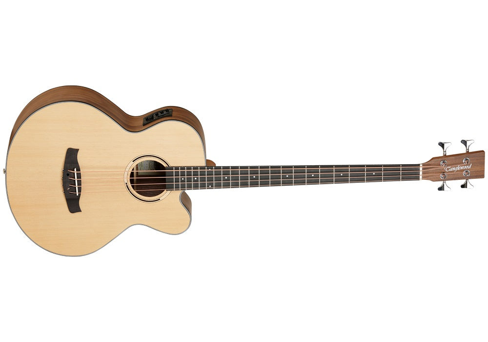 TANGLEWOOD DTB-AB-BW basso acustico elettrificato Natural Open Pore Satin