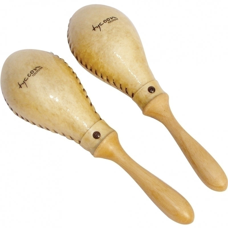 Tycoon - Large Oval Maracas in cuoio di vacca