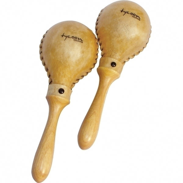 Tycoon - Large Round Maracas in cuoio di vacca