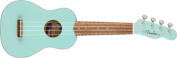 FENDER Venice Soprano Uke Walnut Fingerboard Daphne Blue