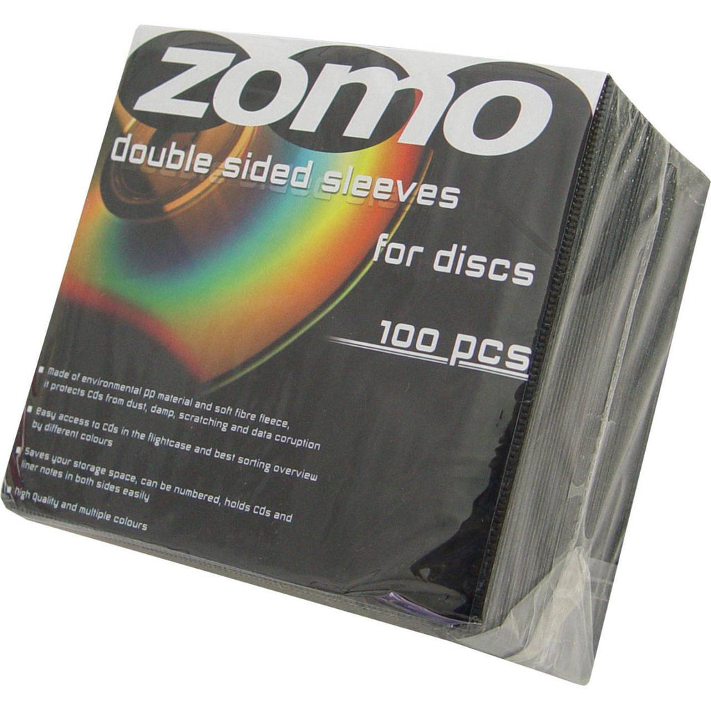 Zomo bustine per CD - 100 pezzi - nero 0030101725