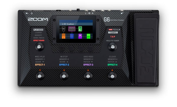 ZOOM G6 Pedaliera multieffetto e IR loader per chitarra