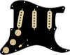 FENDER Pre-Wired Strat Pickguard, Original '57/'62 SSS Black 11 Hole PG