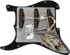 FENDER Pre-Wired Strat Pickguard, Original '57/'62 SSS Black 11 Hole PG