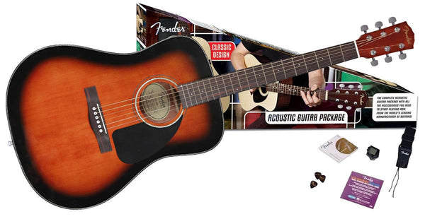 FENDER Cd60 pack Sunbust - La Pietra Music Planet
