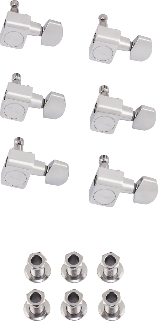 FENDER American Standard Series Stratocaster®/Telecaster® Tuning Machines Chrome (6)