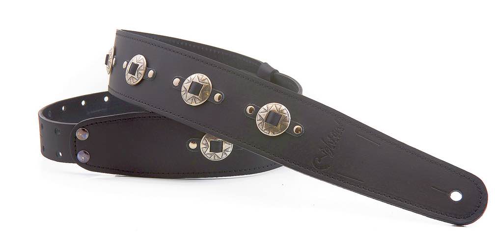 RIGHTON STRAPS  Silver Conchos II Black