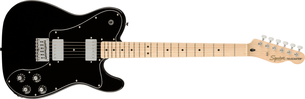 SQUIER Affinity Series™ Telecaster® Deluxe Maple Fingerboard Black Pickguard Black